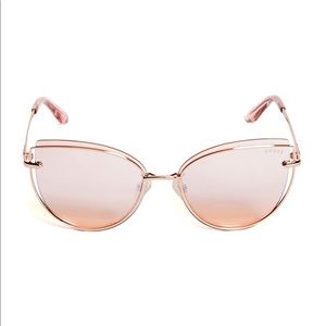 GUESS Rose Gold Wired Cat Eye Sunglasses